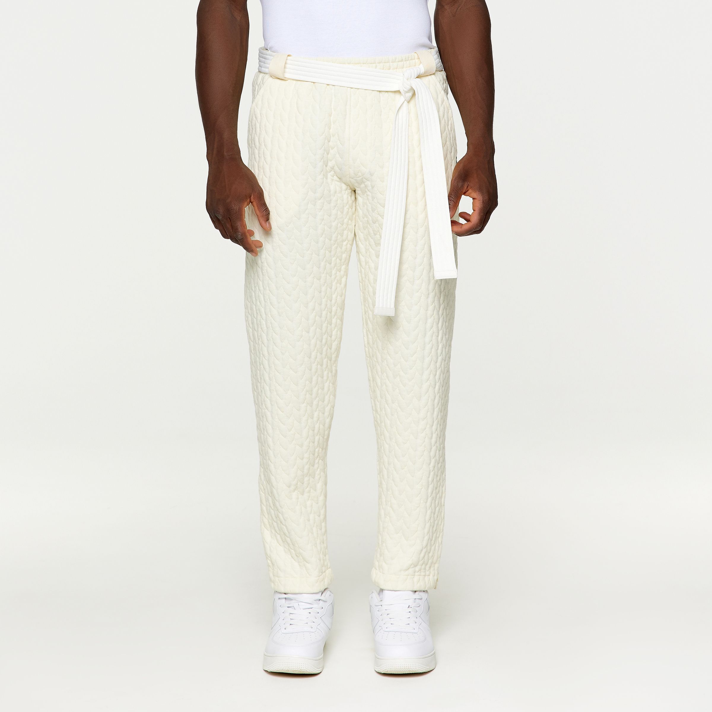 Cable Knit Trousers